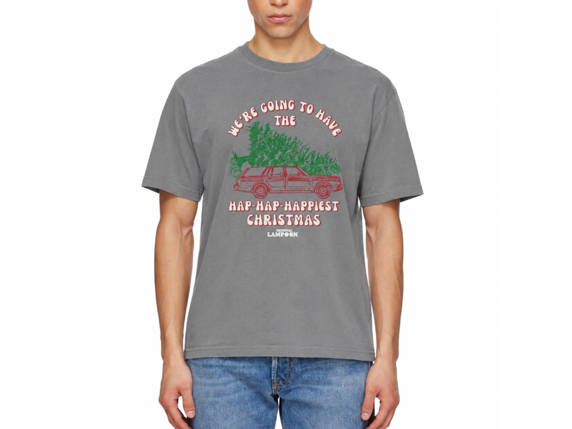 Rockinstone National Lampoon's Christmas Vacation The Happiest Christmas T-shirt Size:m