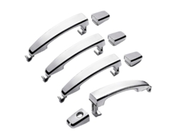 4pcs Capas De Alça Externa De Porta Em Abs Cromado Para Captiva Sport Aveo Saturn Vue 96468254 96468266