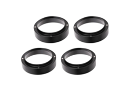 Funil Dosador De Café Espresso Cryfokt, Conjunto De 4 Peças Com Anel Dosador Magnético Em Liga Alumínio E Funil Para