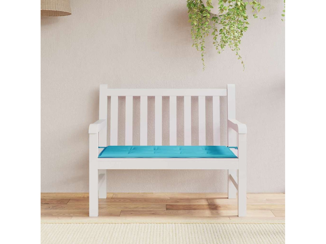 Vidaxl Acolchoado Para Cadeira Tecido Oxford Turquesa 100 X 50 X 3 Cm
