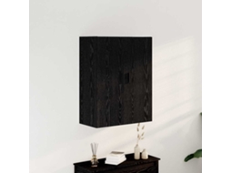 Vidaxl Estante De Parede Carvalho Preto 69,5 X 34 X 90 Cm