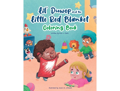 Livro Lil Duwop and the Little Red Blanket Coloring Book de Davis, Kion et al. (Inglês)