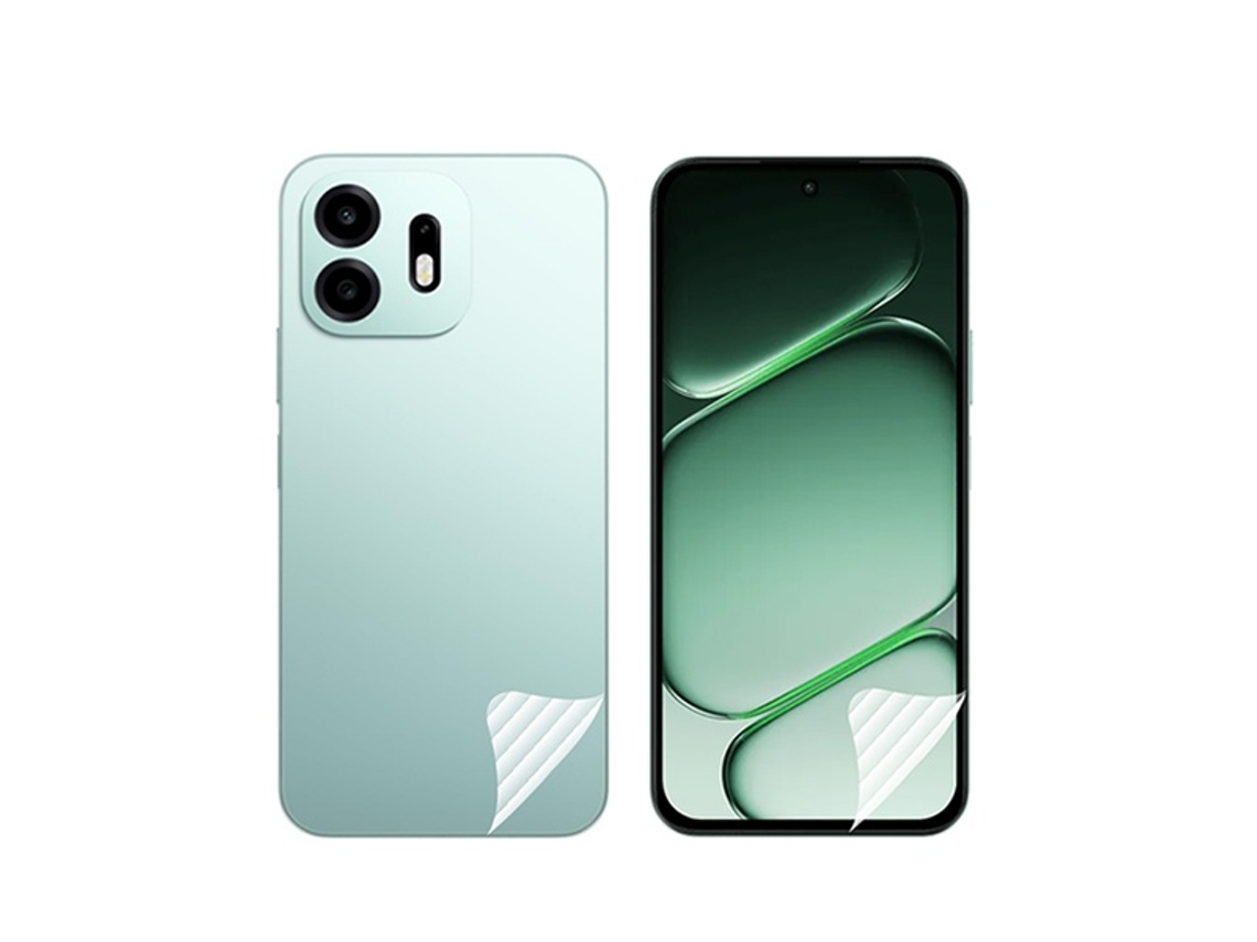 Kit Película Protectora De Hydrogel Frente E Verso Para Oneplus N6 - Transparente