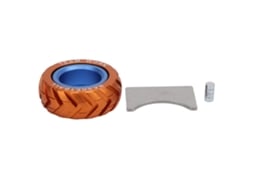 Ats anillo Deslizante Háptico para Alivio de Estrés Dual Color Metal Ratschet Sensorial para Adhd Autismo Naranja
