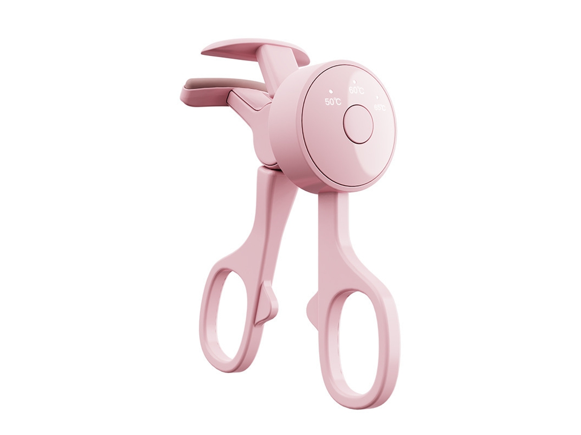 Conjunto De Modelador De Cílios Aquecido, Modelador Elétrico Rosa Com 3 Modos, Anti-escaldante, Curvatura C, Escova De Cílios, Aquecimento R