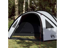 Vidaxl Tenda De Campismo Cúpula P/ 4 Pessoas Opaca Impermeável Branco