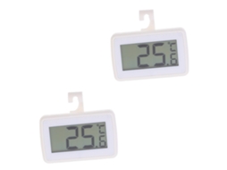 Lurelia Termómetro Digital, 2 Unidades, Para Frigorífico E Congelador, Visor Fácil Leitura, Impermeável, Celsius/fahrenheit