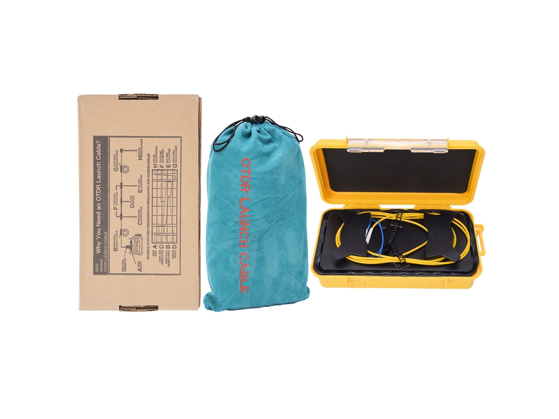 Cabo De Extensão Para Teste De Fibra Óptica Otdr, Conector Lc Upc, Monomodo, 500 M Aquaforge