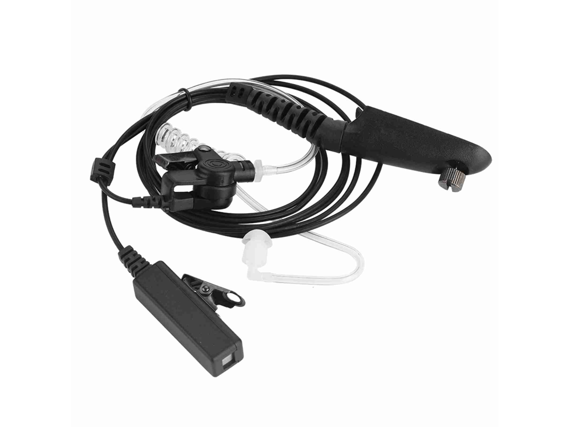 Fone De Ouvido Walkie Talkie Prova De Radiação Tubo Acústico
