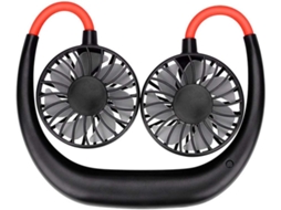 Ventilador de ar USB mini resfriamento de pescoço S/MARCA, 360g, uso doméstico e externo