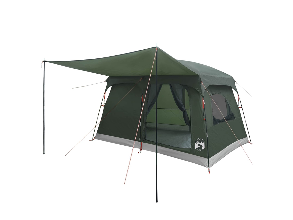 Conjunto 1 Barraca Familiar Vidaxl Verde Poliéster (380 X 260 X 190 Cm)