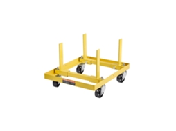 Plataforma elevatória retangular de aço Vevor, capacidade de carga 340 kg, 4 rodas