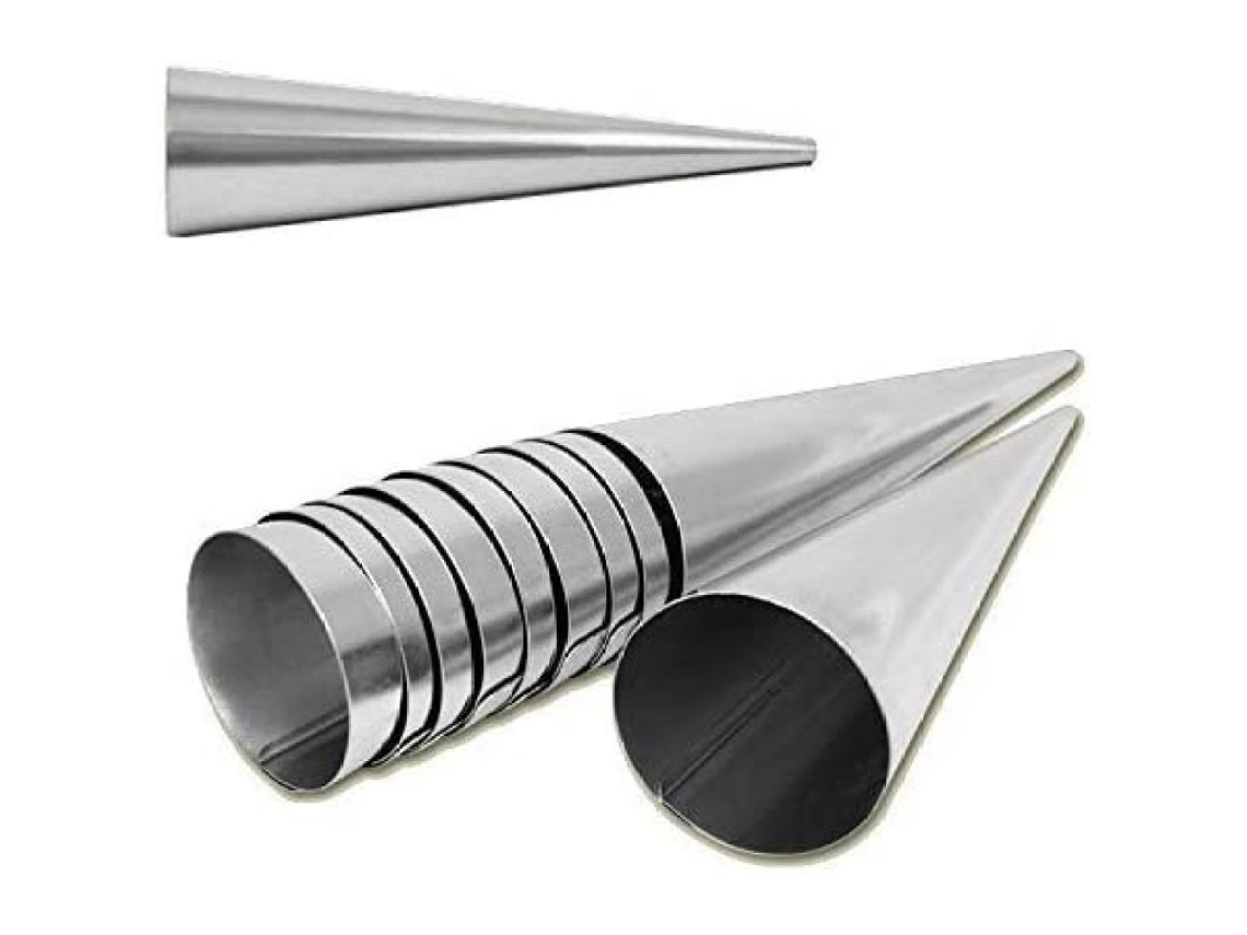Ferramenta De Panificação Profissional Cônica Croissant Pastres Stainless Aço Cream Moldes, À Prova De Ferrugem Antiaderente Para Vários Tipos De Mas