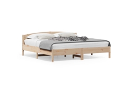 Cama Sem Colchão 180x200 Cm Madeira de Pinho Maciça MAISON EXCLUSIVE