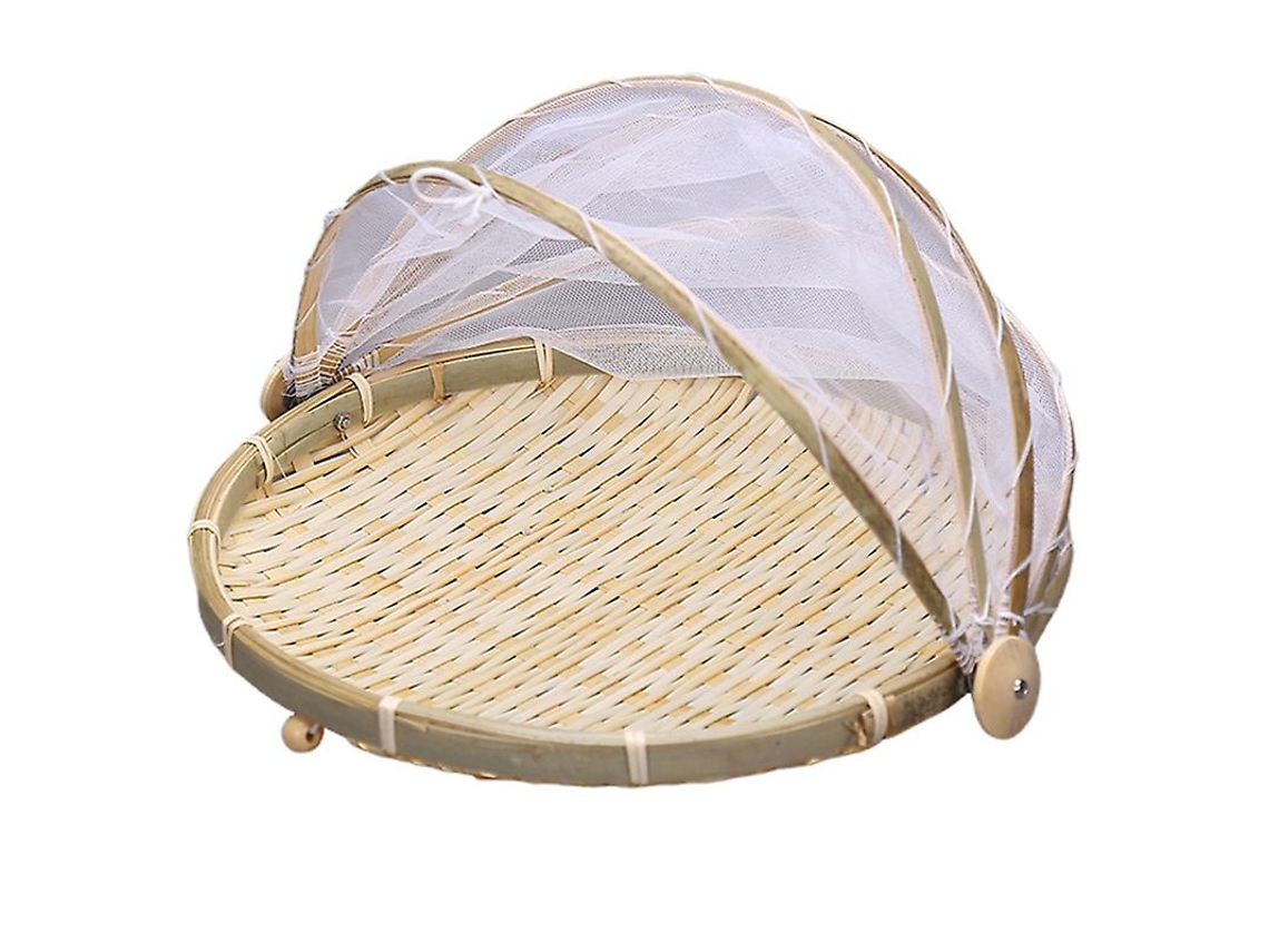 1pcs Cesta De Bambu Com Gaze Allinless