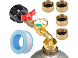 Indicador de Nível de Gás Conexão para Medidor de Gás, Adaptador com Conexão Rápida para Uso em Fogão, CHABERLU