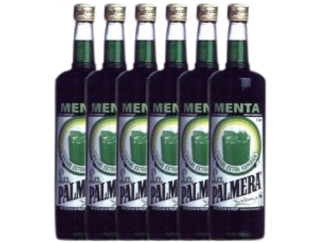 Licor MANRESANA Schnapp Manresana La Palmera Jarabe De Menta (1 L - 6 unidades)