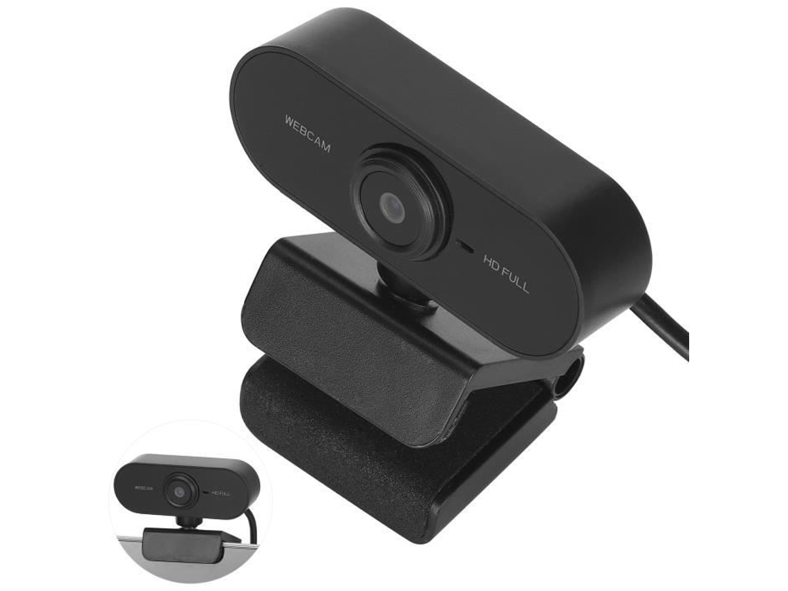 HURRISE Video Call Webcam Microfone Embutido para Pc Webcam Mini Webcam com Foco Automático 2K Caixa de Computador