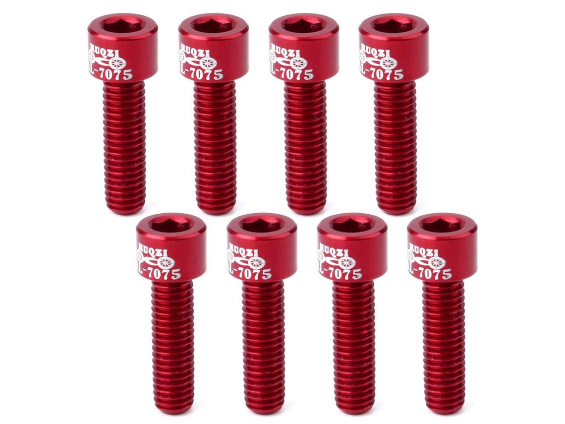 Peças Parafusos Para Garrafa De Bicicleta Suporte De Bicicleta Vermelho Slowmoose