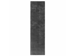Conjunto 1 Tapete Moderno Vidaxl Antracite Poliéster (80 X 500 Cm)