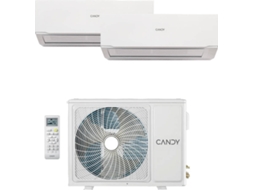 Ar Condicionado CANDY PURA PLUS MULTI 12+12 (24 + 24 m² - 12000 + 12000 BTU - Cor)