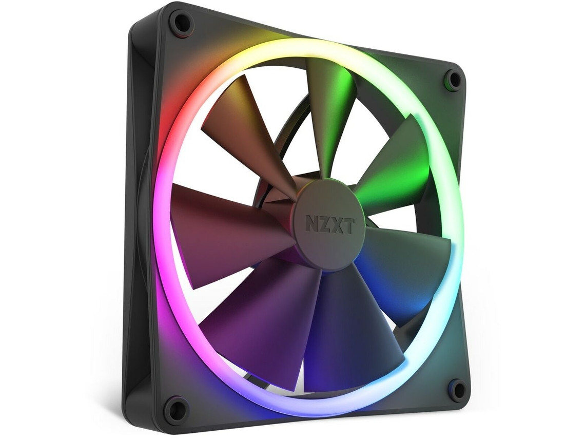 Ventoinha Da Cpu NZXT Rf-R14Sf-B1 Preto Multi Borracha Natural Plástico Ø 14 Cm