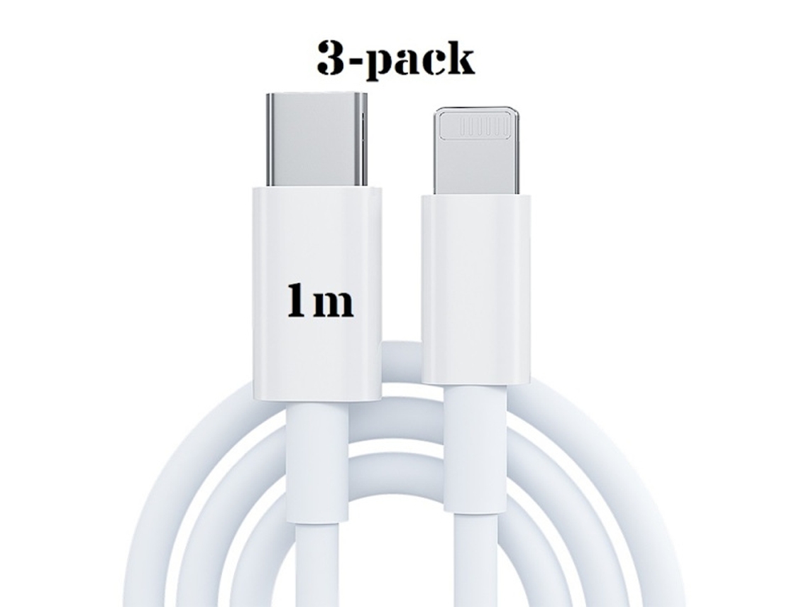 Kit Carregador E Cabo 20w Lightning Rápido Branco Compatível Com Iphone 3