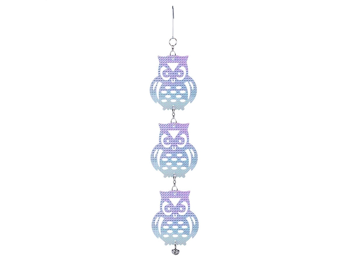 Refletor Espanta Pássaros Em Formato De Coruja 60cm 24 Polegadas, Decoração Para Jardim