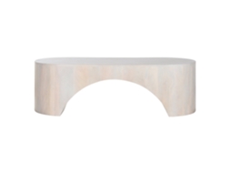 Mesa de Centro em Madeira de Mangueira Branca ALEXANDRA HOUSE LIVING (137x60x42cm)