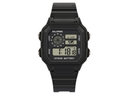 Reloj Electrónico Infantil Impermeable 30m Pulsera Niños Moda Negro Pvc