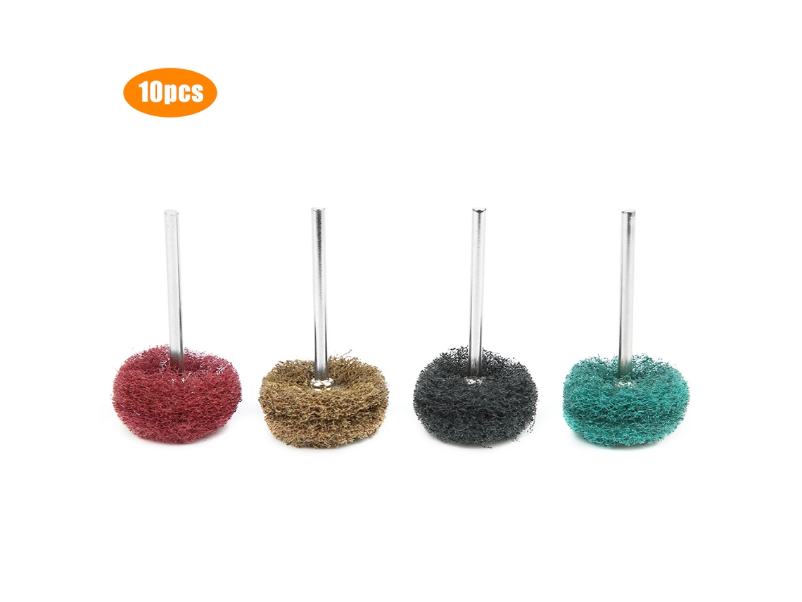Acessórios para capa de lixadeira, limpeza e lixamento em nylon e aço inoxidável