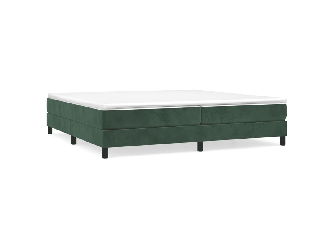 Box Spring Bed, Box Spring Beds Vidaxl Verde Veludo (200 X 200 Cm)