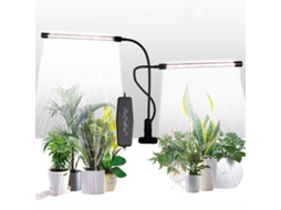 Lâmpada De Cultivo Led De 40w Com 2 Lâmpadas, Ideal Para Plantas De Interior, Com Temporizador. Aquaforge