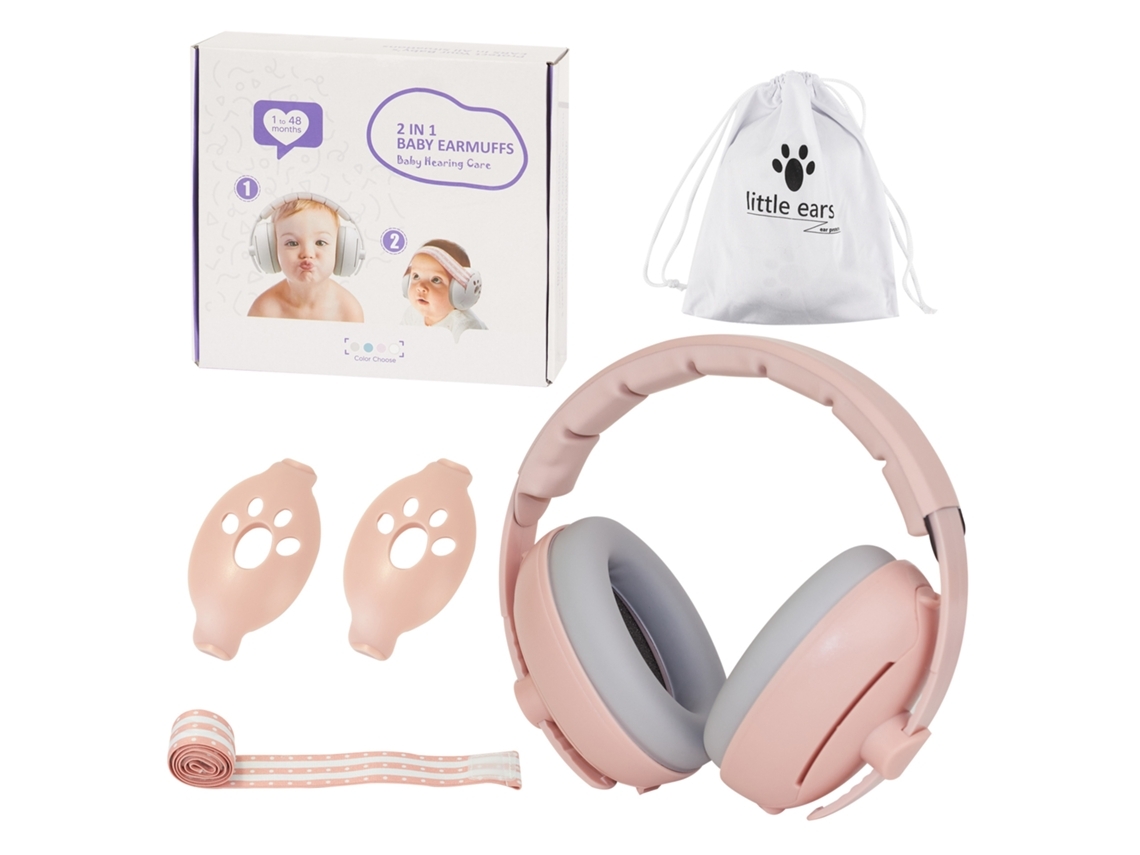 Protetor De Ouvido 2 Em 1 Anti-ruído Para Bebês E Crianças, Ajustável, Ideal Para Viagens Sono Tranquillo, Ideal Para Crianças, Educativo...