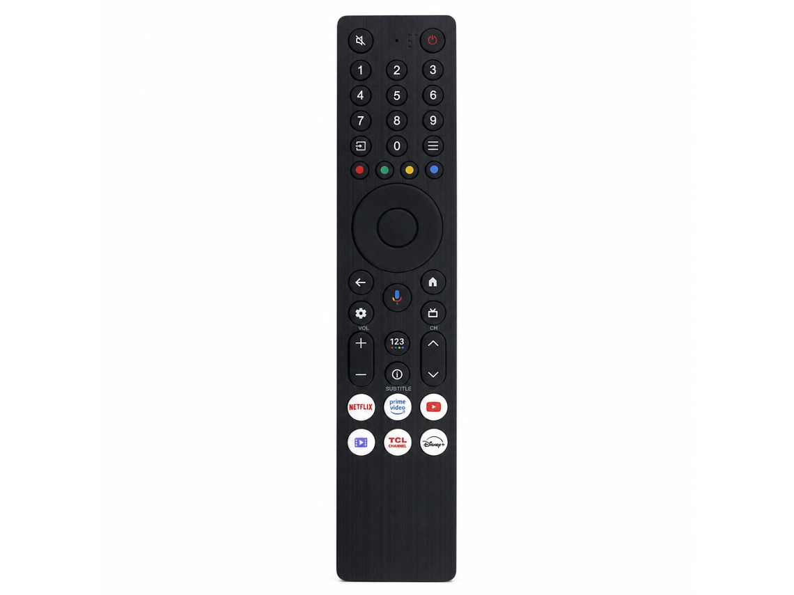 Comando À Distância Bluetooth Com Controlo Por Voz Compatível Com Tv Tcl E Polaroid Rc833a Fmb1_zhd
