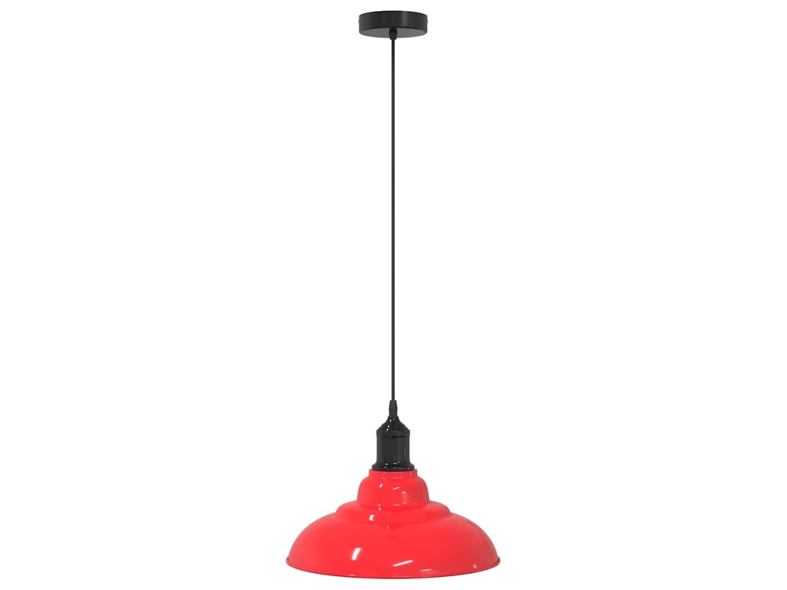 Pendant Lamp, Pendant Lamps Vidaxl Vermelho Metal (n/a)