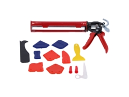 Kit De Pistola De Calafateo Com Rasqueta Multifuncional E Cartuchos De Silicone Para Manufaturas