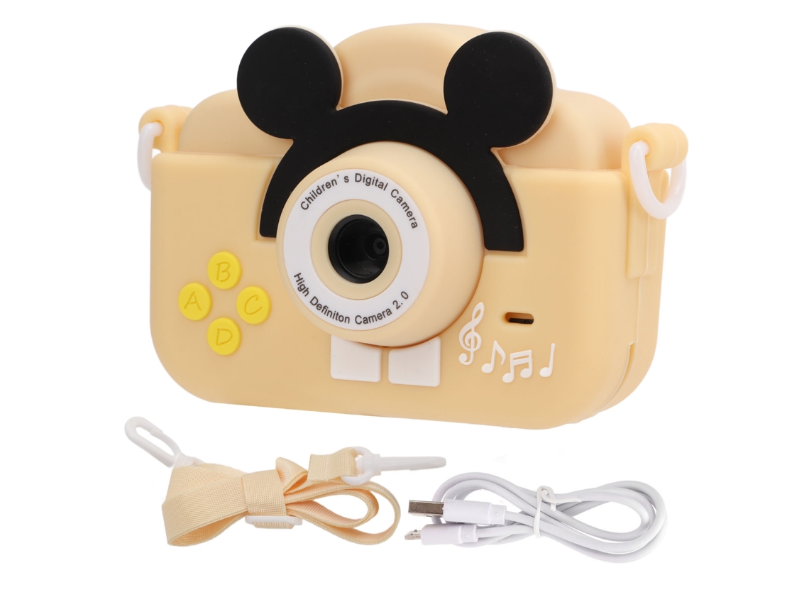 Mini Câmera Digital Infantil Com Tela De 2 Polegadas E 2mp De Alta Definição, Câmera De Vídeo De Desenho Animado, Brinquedo Para Presente Brilvibera