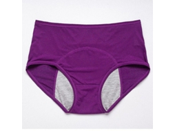 2026-roupa Interior Antifugas Para Mulheres Com Incontinência, Calcinhas Protectoras Leakproof Tamanhos L-8xl 6xl Morado