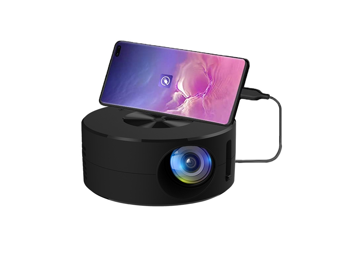 Mini Projetor Led 1080p Brilvibera