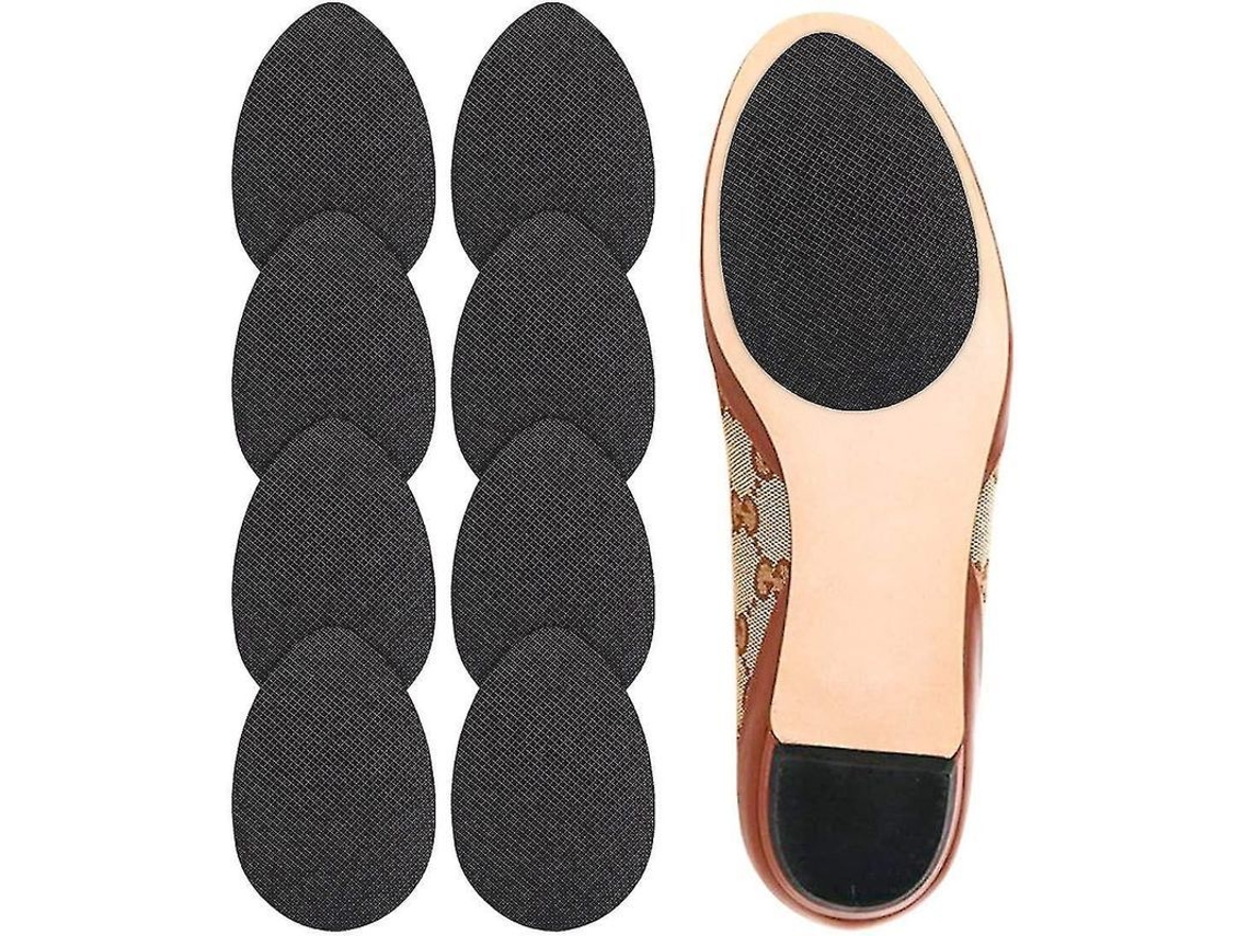 Protetor de sola adesivo antiderrapante para sapatos de salto alto e casuais, silicone durável e recortável.