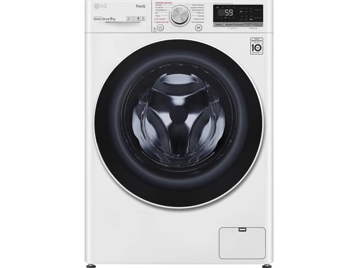 Máquina de Lavar Roupa LG F4WV5009S0W (Outlet Grade B - 9 kg - 1400 rpm - Branco)