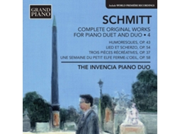CD Invencia Piano Duo - Werke für Klavierduo Vol.4 (1CD)