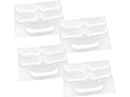 Conjunto De 20 Protetores Assento Sanitário Transparentes Para Bidê, Reduzem Ruído E Vibração