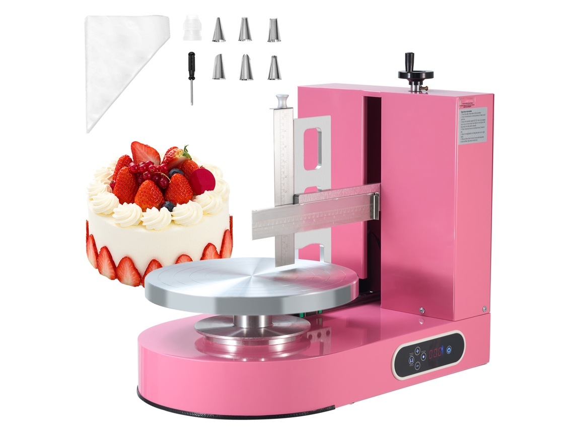 Máquina Para Cobertura De Bolos Entre Succebuy 15 E 35 Cm Rosa 600 X 370 X 550 Mm