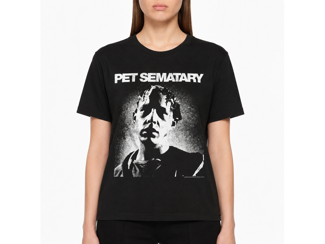Rockinstone Pet Sematary Movie Pascows Ghost Black Adult T-shirt Size:xxxl