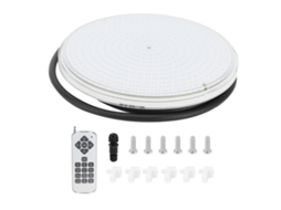 Lâmpada submersível para piscina IP68 18W 1800lm controle remoto RGB substituição Par56 S/MARCA