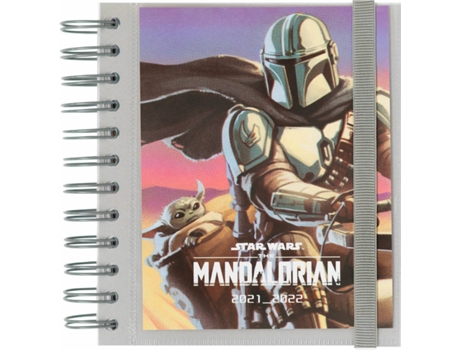 Agenda Escolar  Star Wars The Mandalorian (2021/2022 - Diário - 14x16cm)