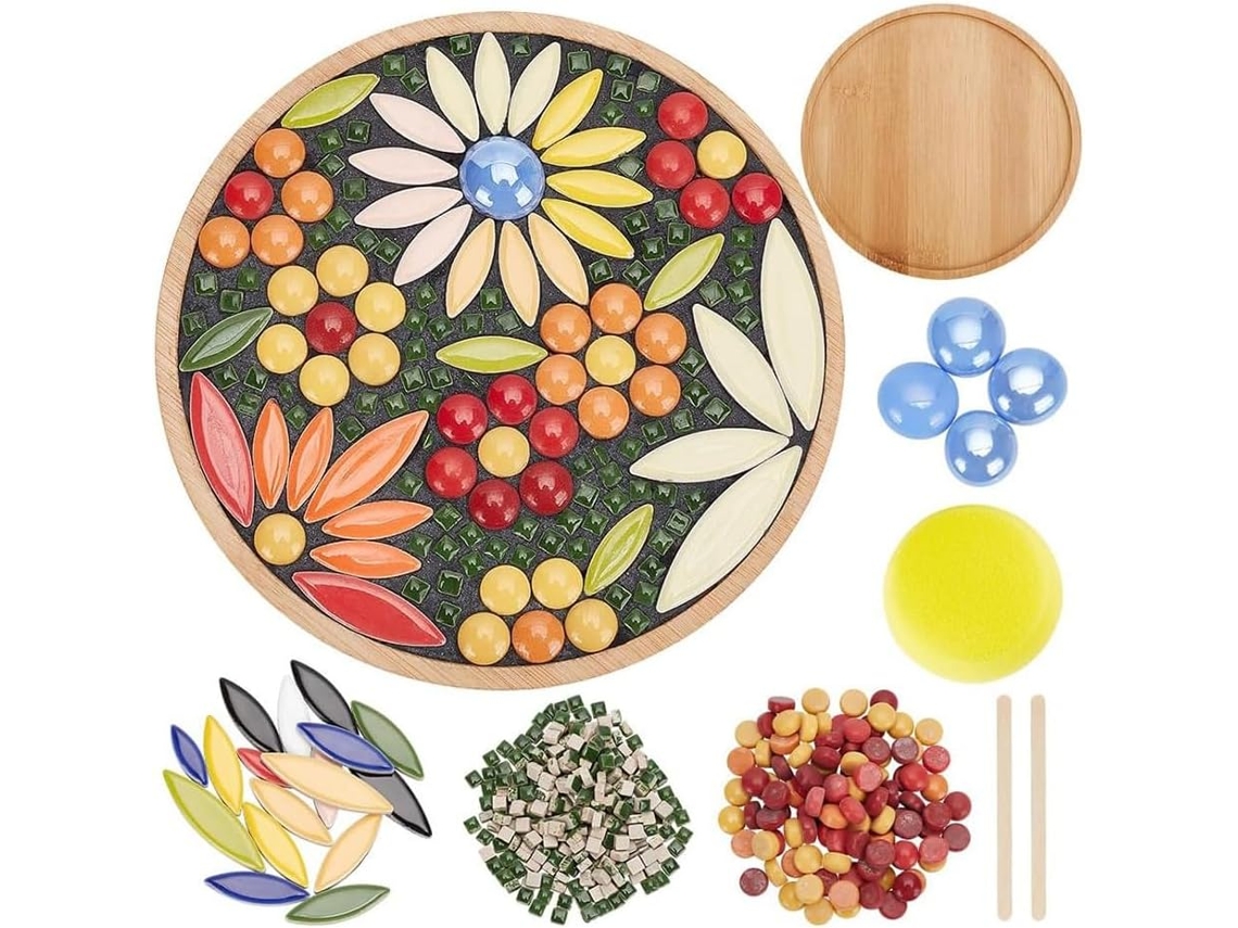 Kit Faça Você Mesmo Para Decoração De Vidro E Base
