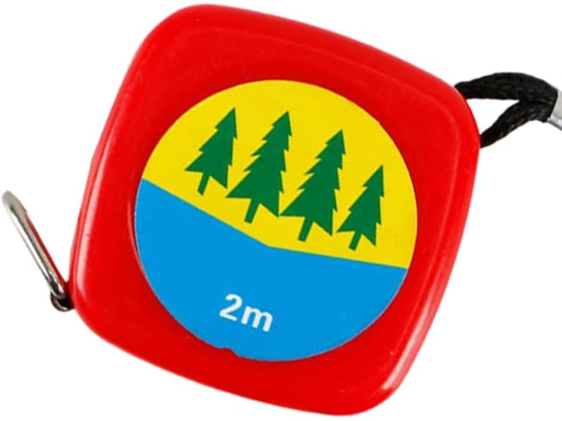 Fita Métrica De Aço Inoxidável 2m Para Diâmetro E Circunferência Árvores, Régua De Escala Dupla Antirreflexo Com Argola